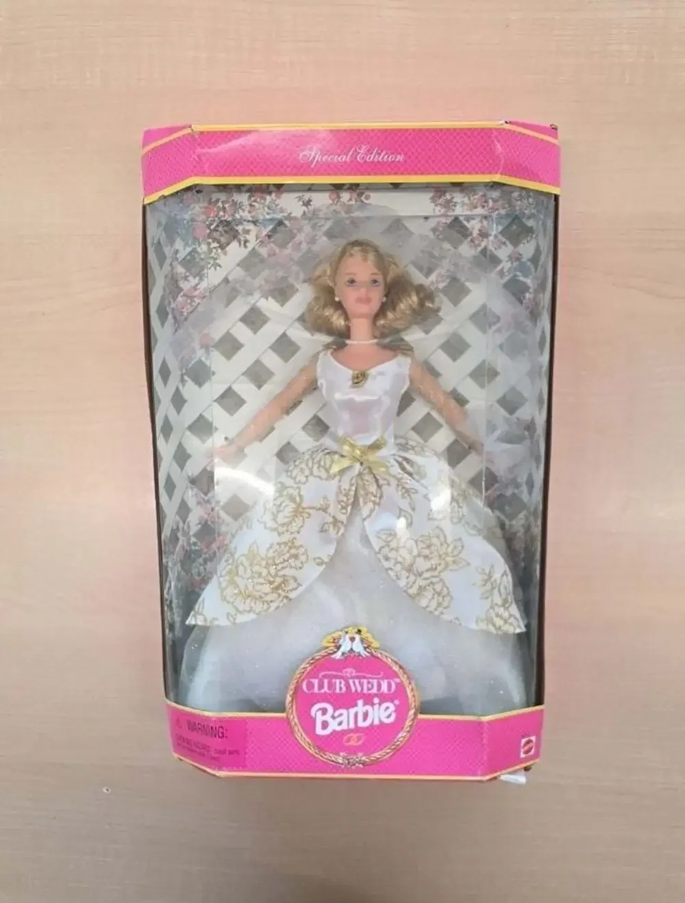 Mattel Special Edition 1997 Club Wedd Barbie Doll Blonde #19717 NRFB